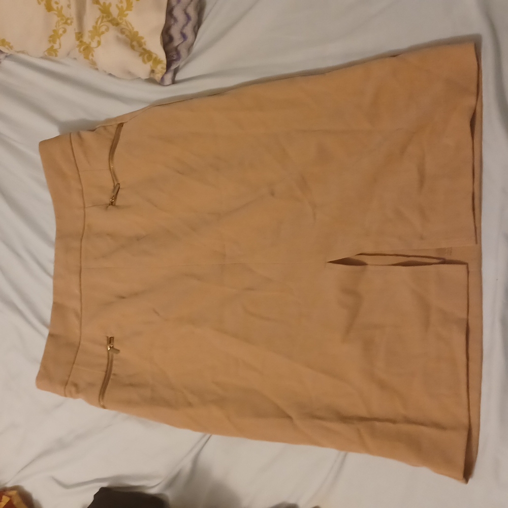 Pencil skirt,size 8,tanish color